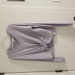 SO Lavender cropped sweater